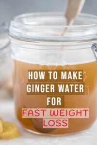 Ginger Water: The Healthiest Drink To Burn All The Fat From The Waist, Back And Thighs