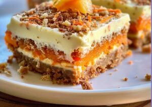 HAWAIIAN PINEAPPLE CARROT CAKE BARS 🥕🍍