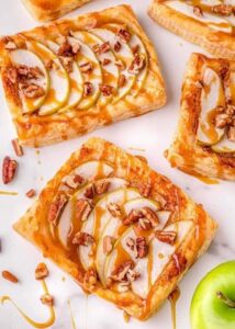 Easy Apple Tart with Caramel Sauce