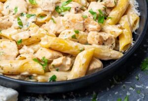 Creamy Garlic Chicken Pasta